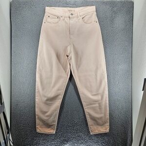 Levis Jeans High Loose Taper Women 31 Peach Pastel Denim Premium Big‎ E 31x29